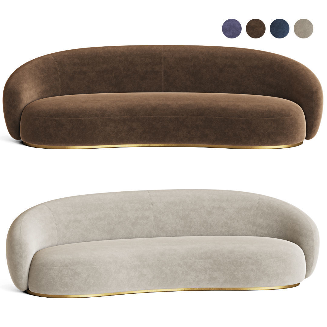 Julep Sofa By Tacchini 3D model_1