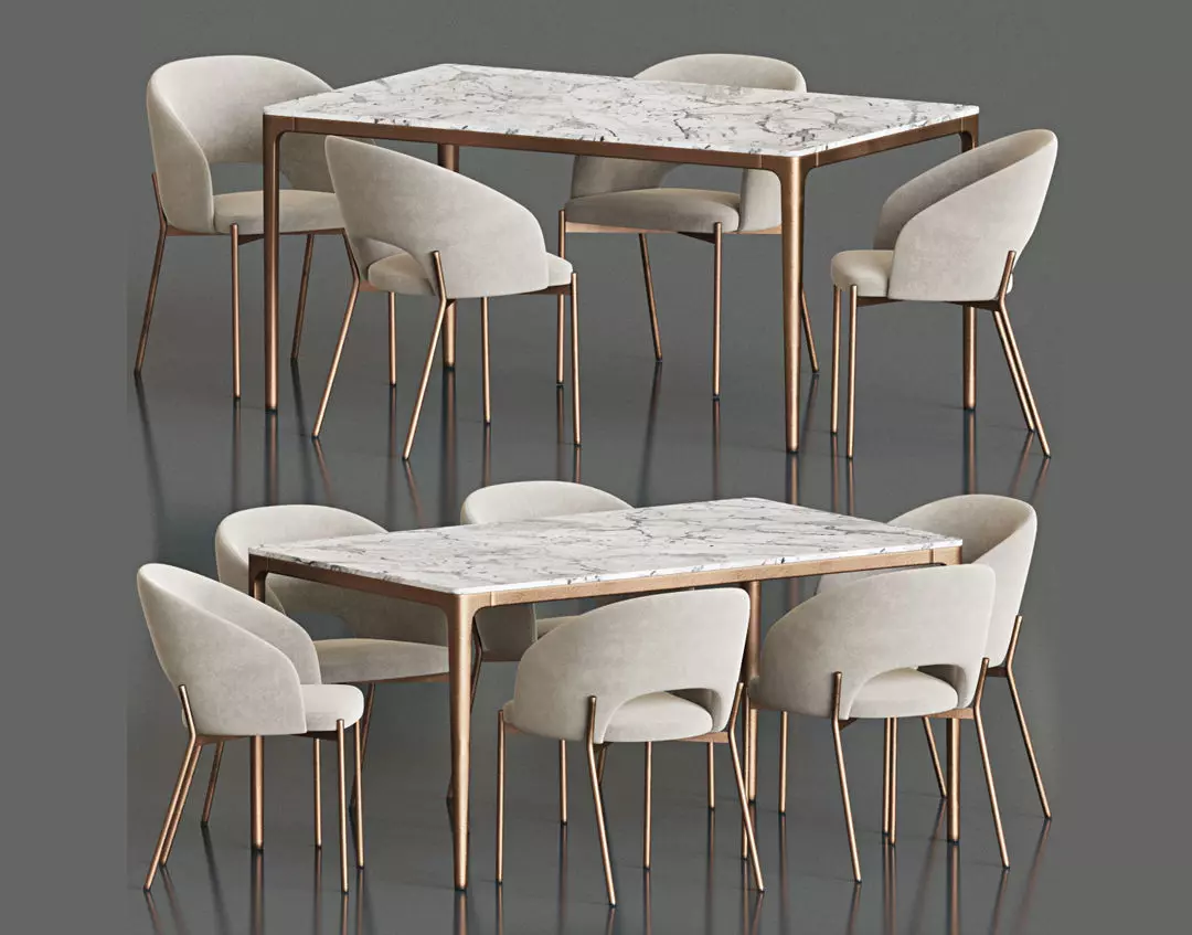 Dining Set 117 3D model