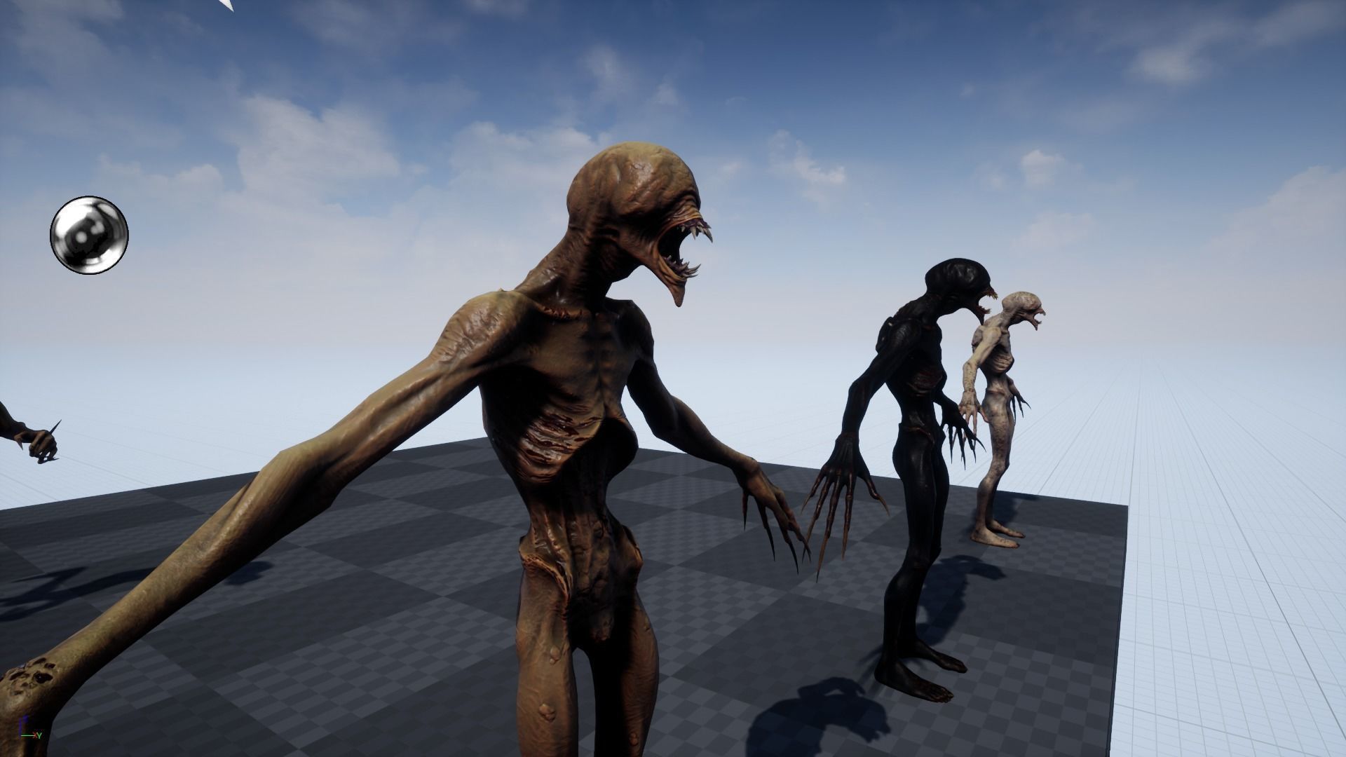 Mutant 3 alien creature Low-poly 3D model_16
