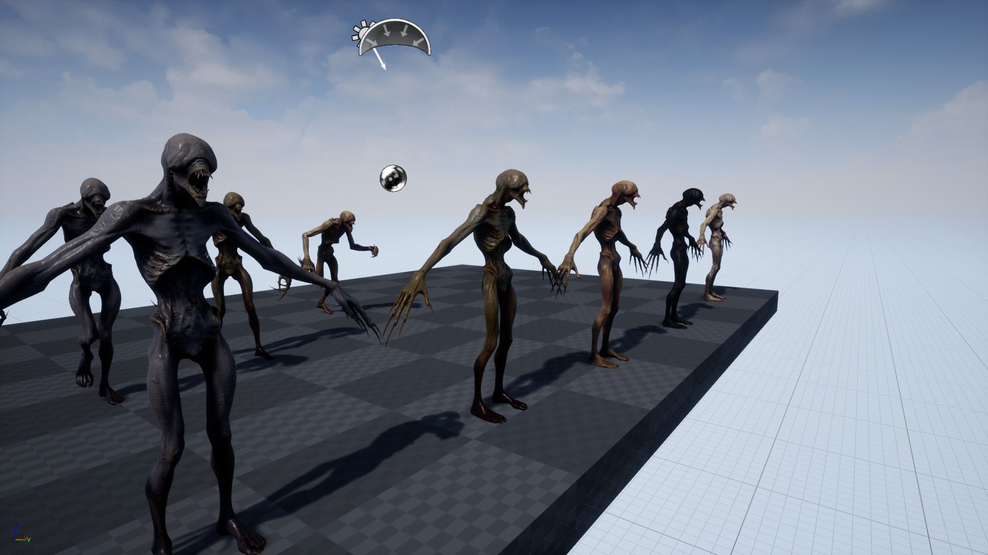 Mutant 3 alien creature Low-poly 3D model_17