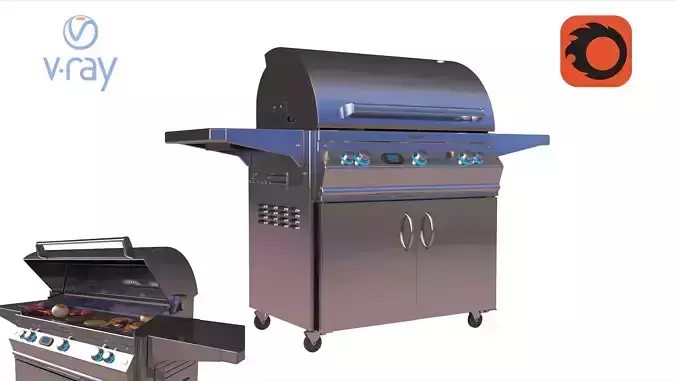 Barbecue Grill 3D model