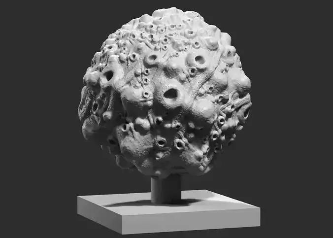 Modern Abstract Decorative sculpture 3d print model 114