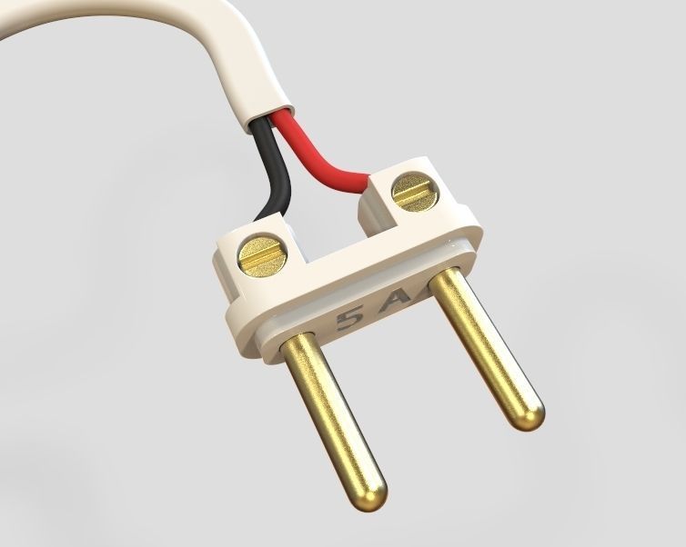 AC Power Plug 3D print model_2
