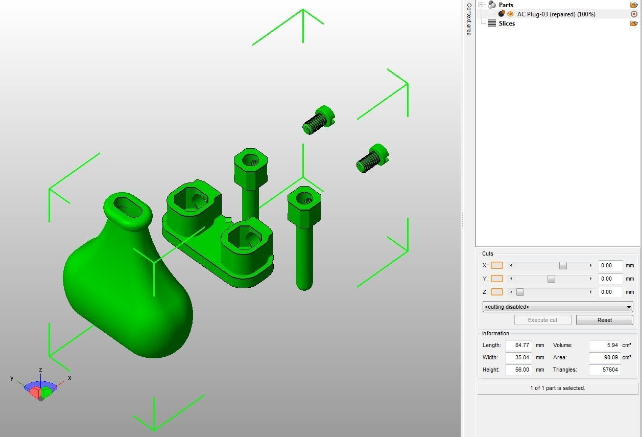 AC Power Plug 3D print model_18