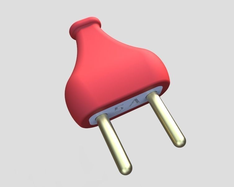AC Power Plug 3D print model_31