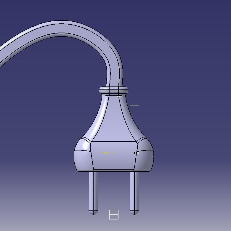AC Power Plug 3D print model_20