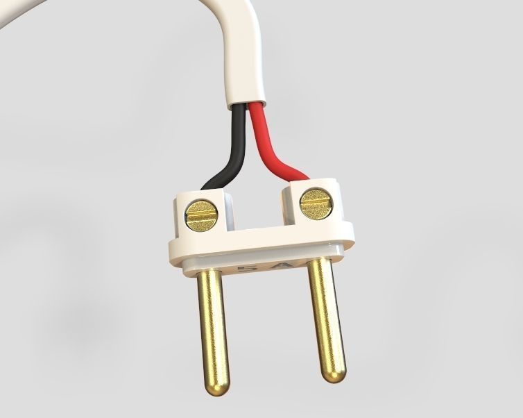 AC Power Plug 3D print model_8