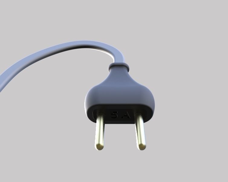 AC Power Plug 3D print model_27