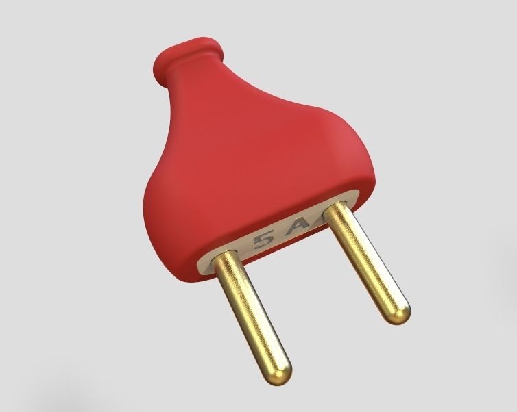 AC Power Plug 3D print model_32