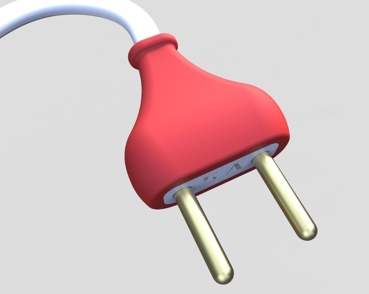 AC Power Plug 3D print model_30