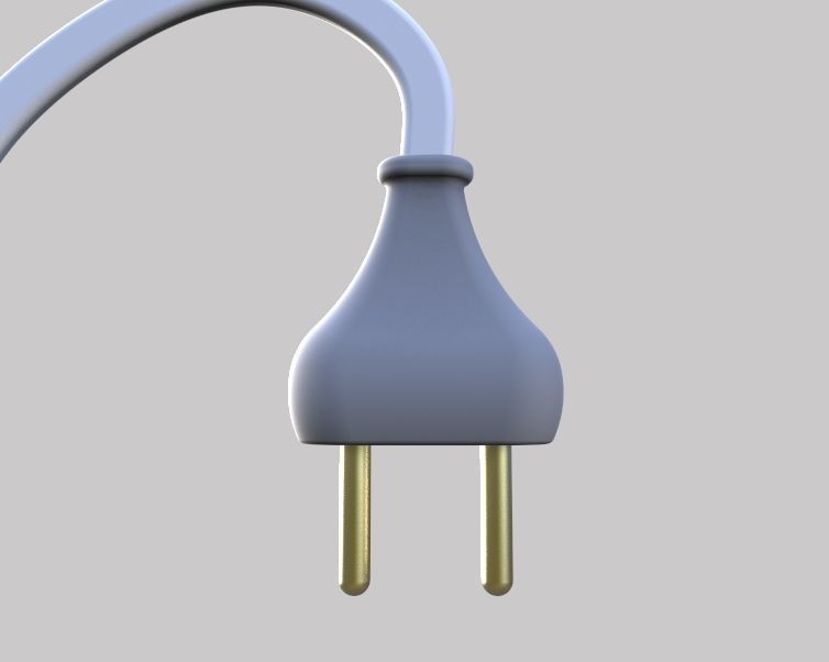 AC Power Plug 3D print model_26