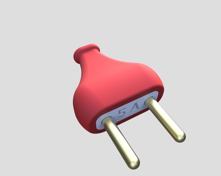 AC Power Plug 3D print model_29