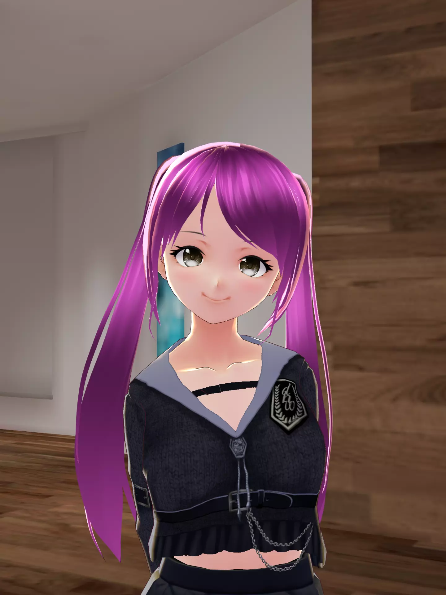 Anime Girl 3D model_0
