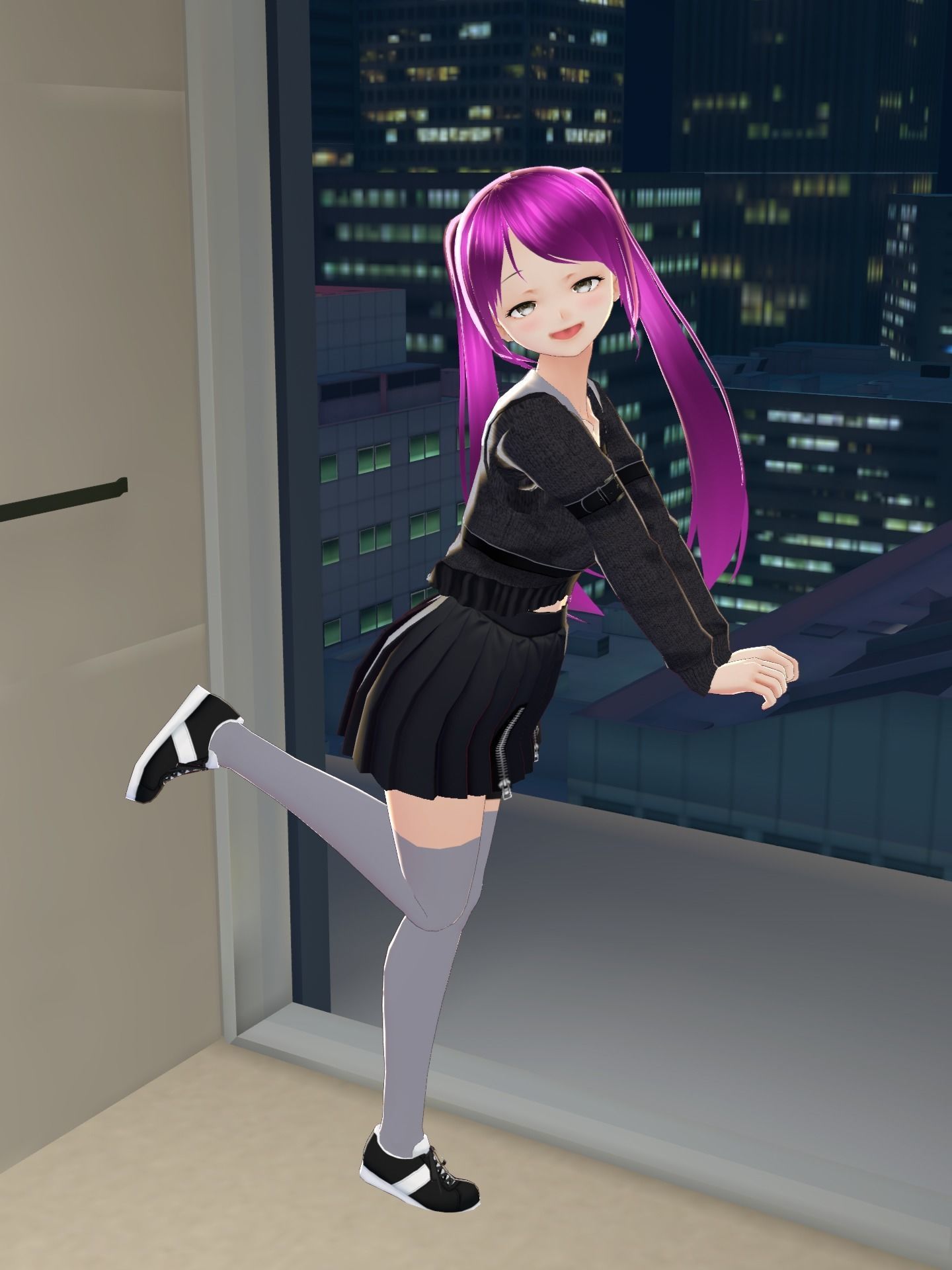 Anime Girl 3D model_4