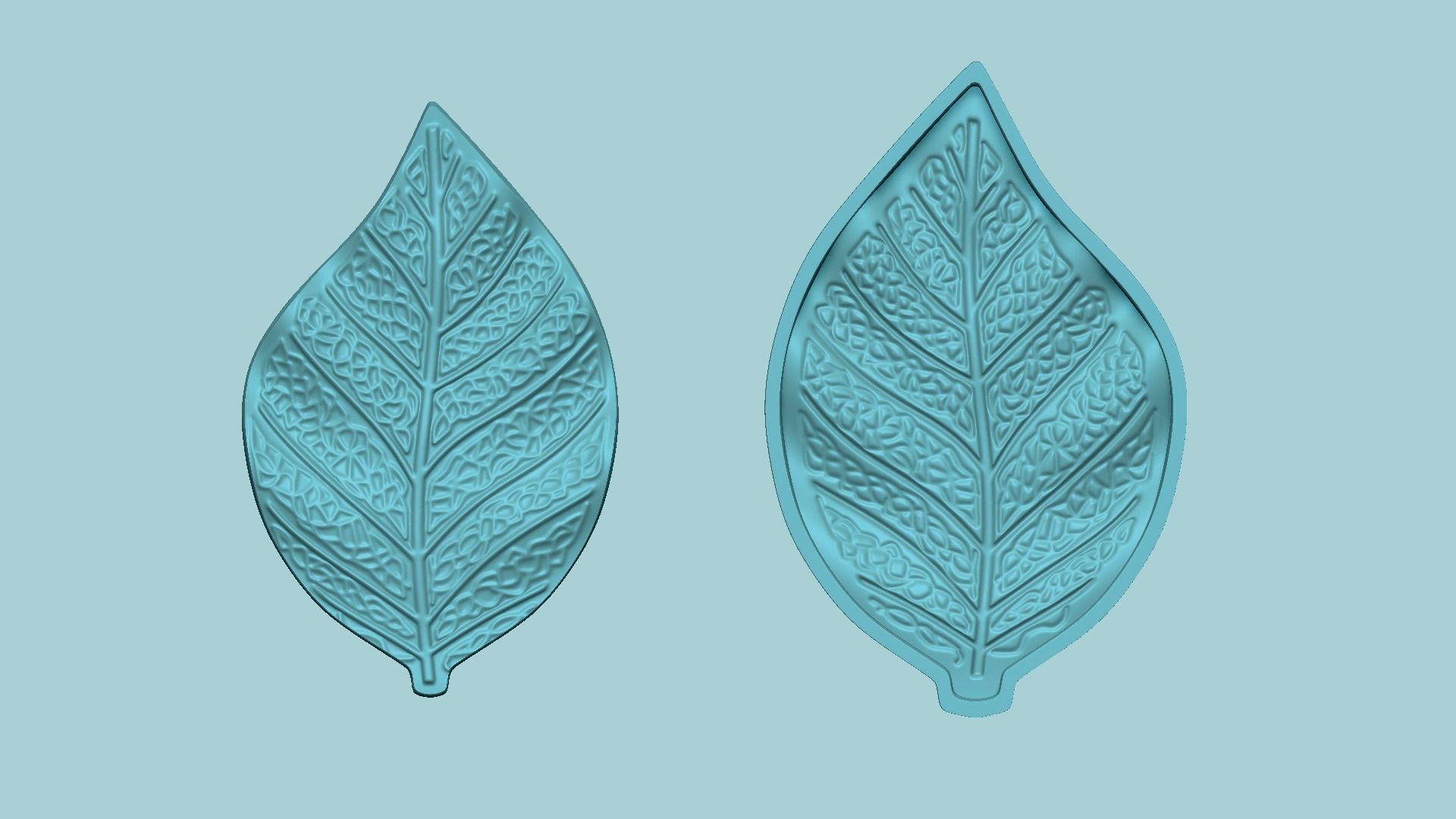 Hydrangea Leaf - Molding Arrangement EVA Foam Craft 3D print model_5