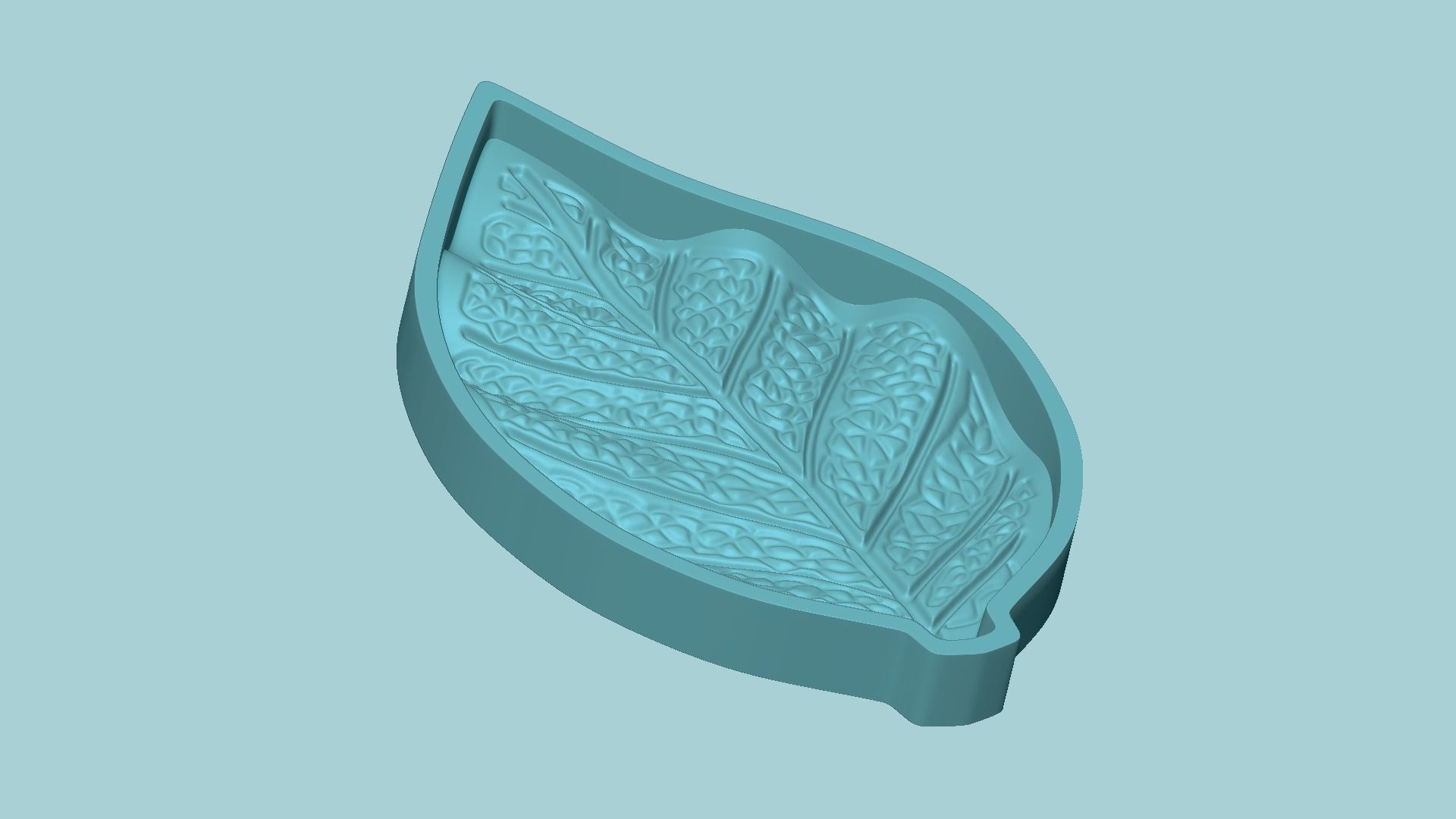 Hydrangea Leaf - Molding Arrangement EVA Foam Craft 3D print model_6