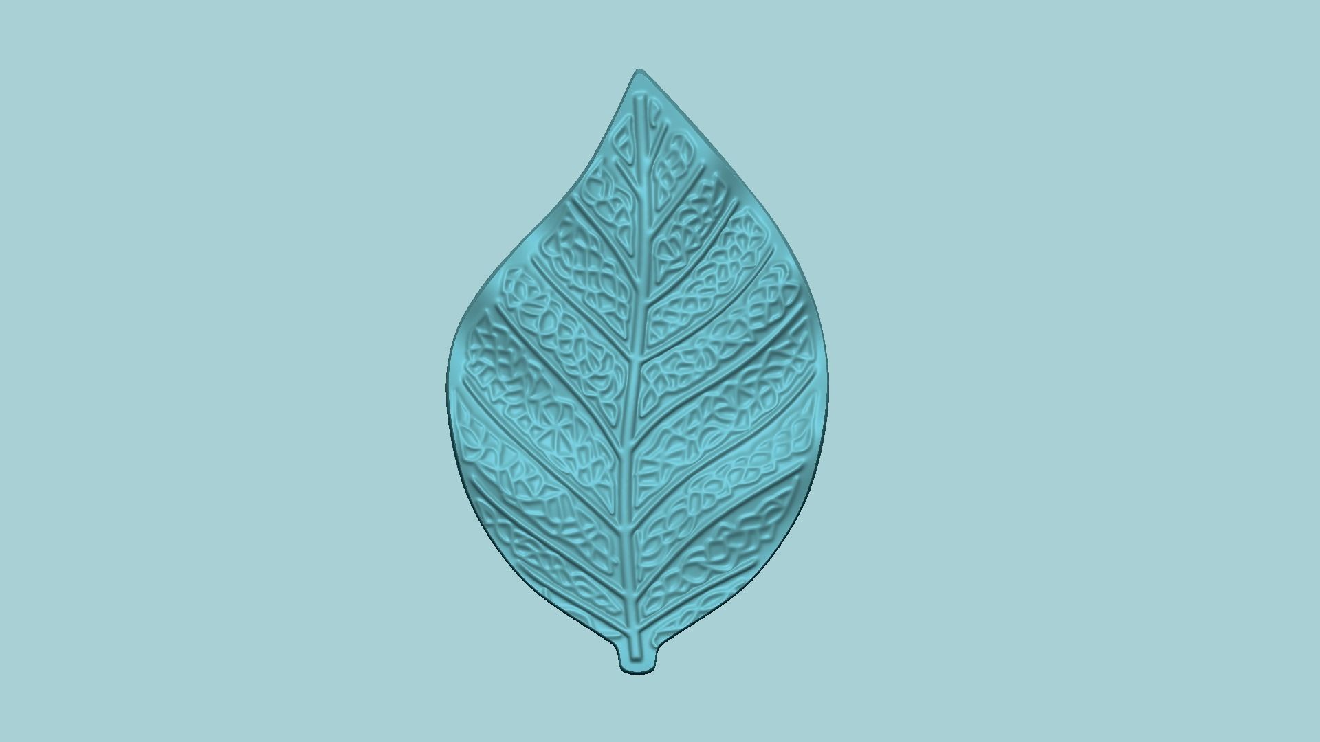 Hydrangea Leaf - Molding Arrangement EVA Foam Craft 3D print model_13