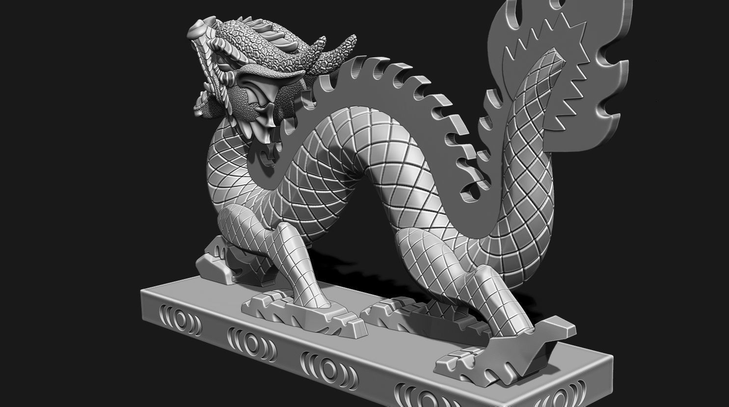 Dragon Idol 3D print model_4