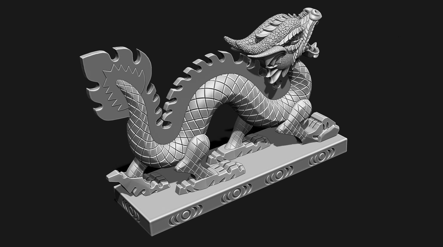 Dragon Idol 3D print model_5