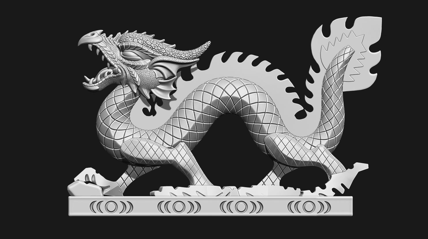 Dragon Idol 3D print model_3