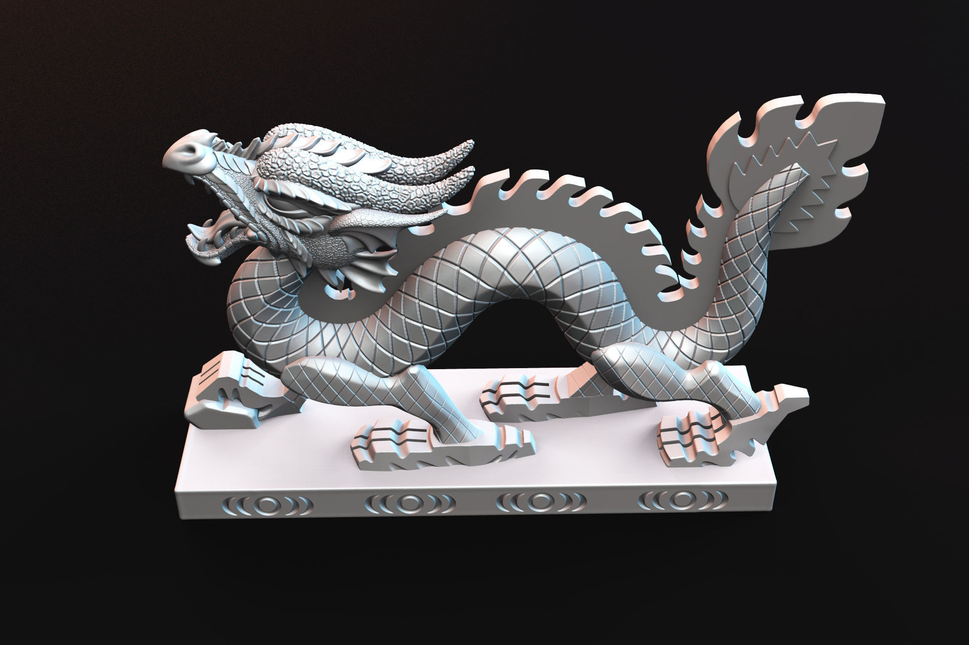 Dragon Idol 3D print model_2