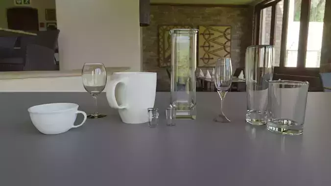 Classic glass set