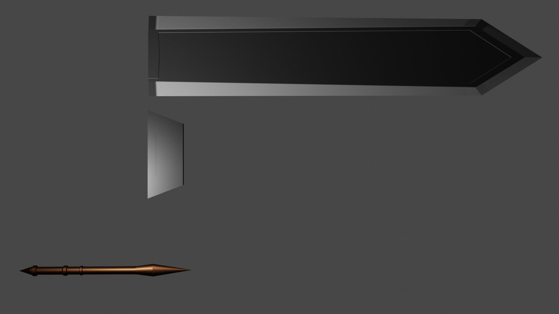 Great Sword 2 Free low-poly 3D model_2