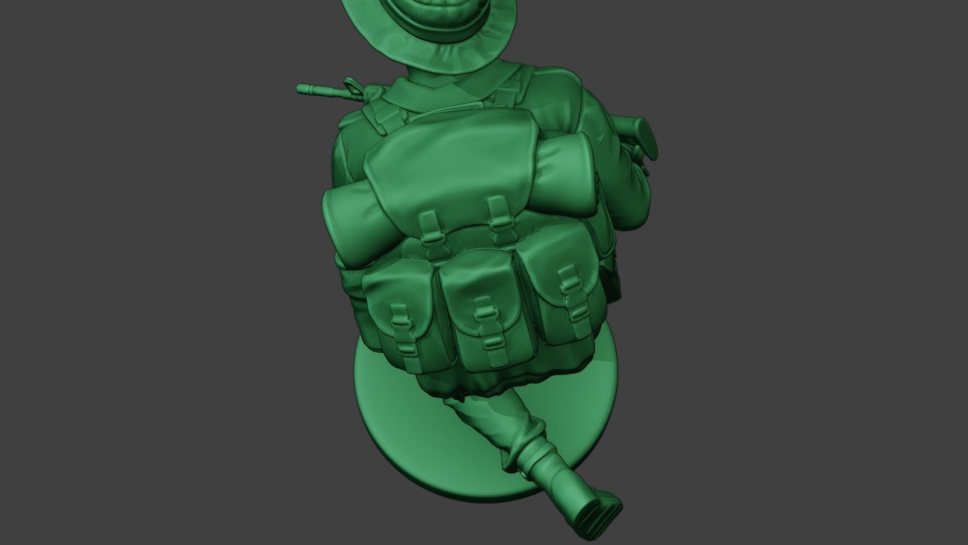 Modern Jungle Soldier Run MJS1 3D print model_16
