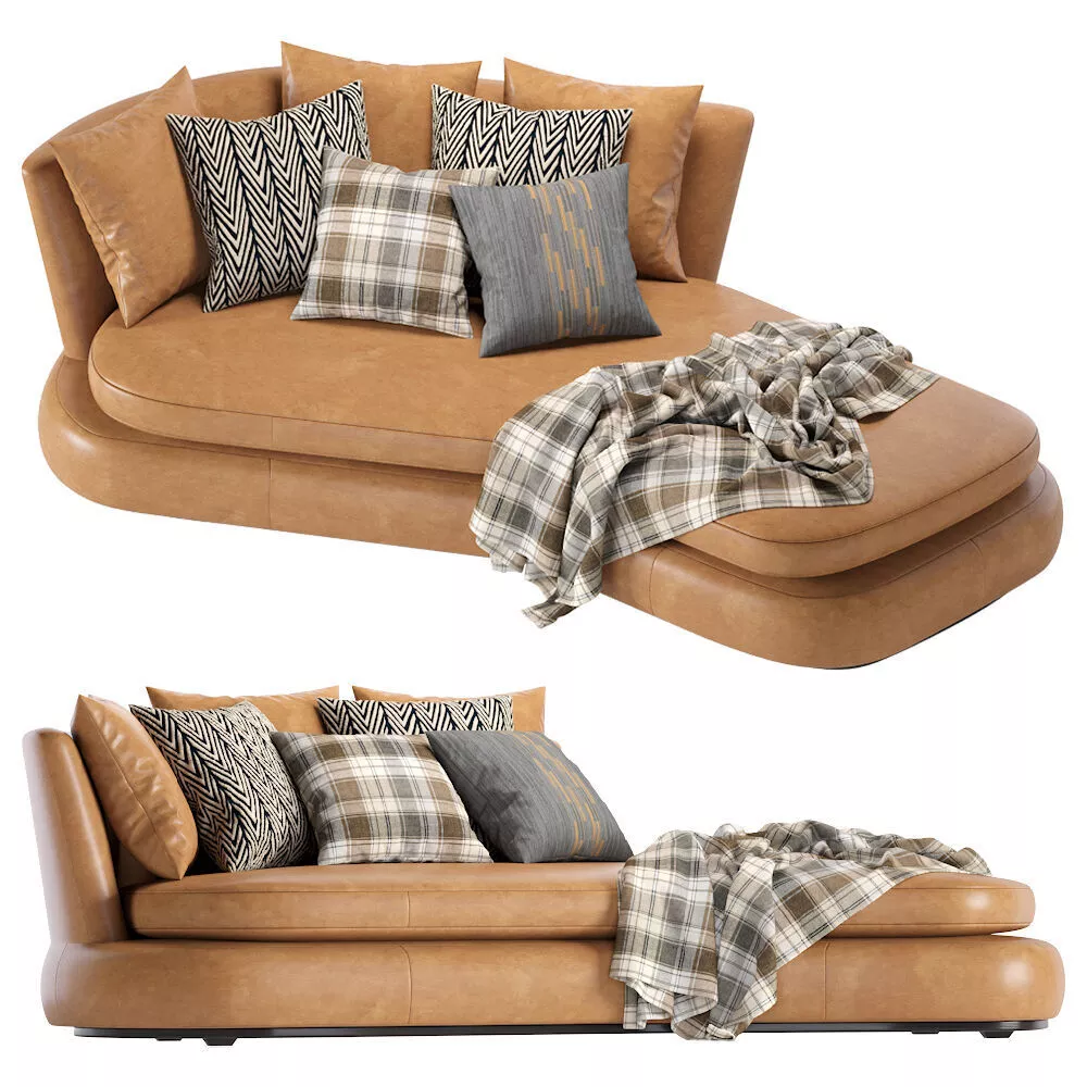Maxalto Apollo Day Bedc Leather 3D model