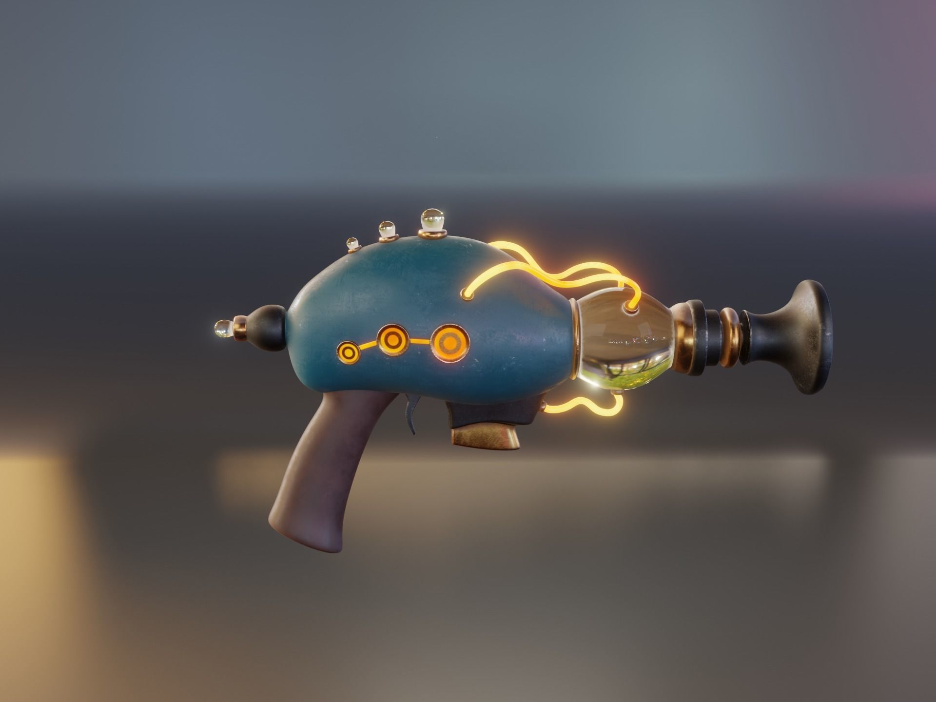 Sci-Fi Pistol 3D model_12