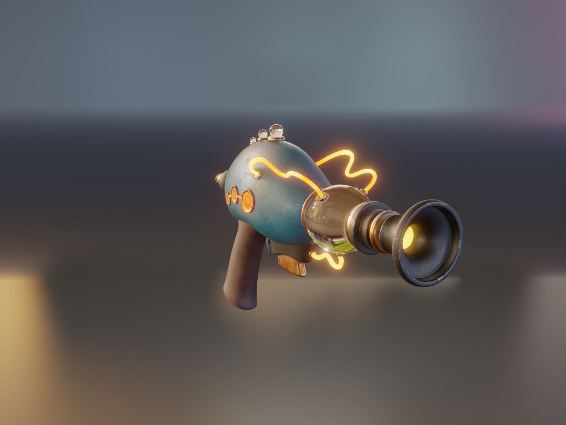 Sci-Fi Pistol 3D model_11