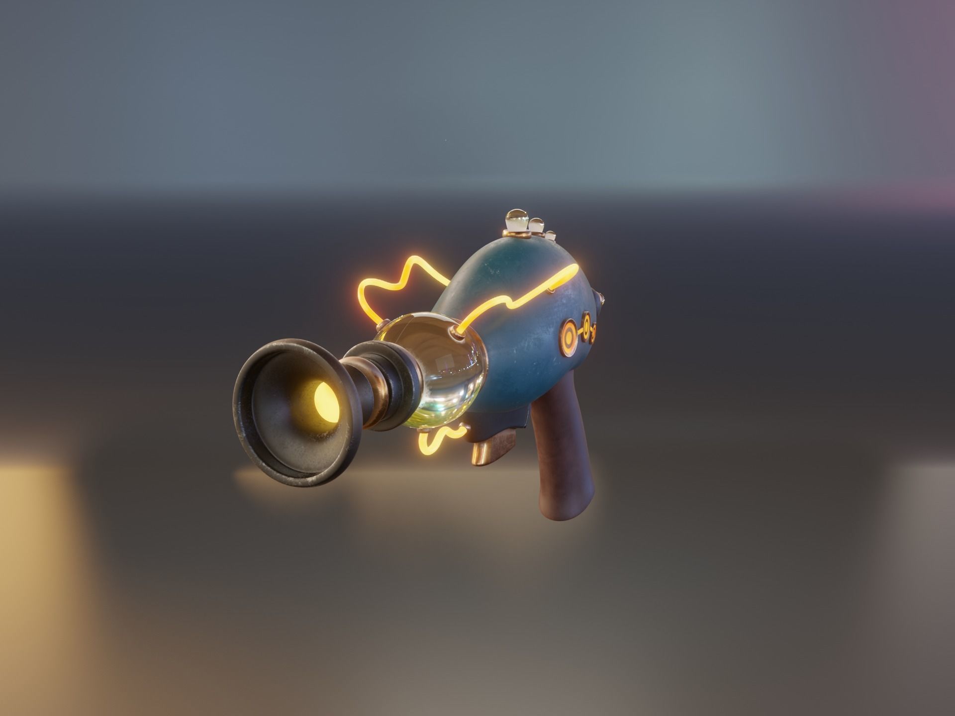 Sci-Fi Pistol 3D model_10