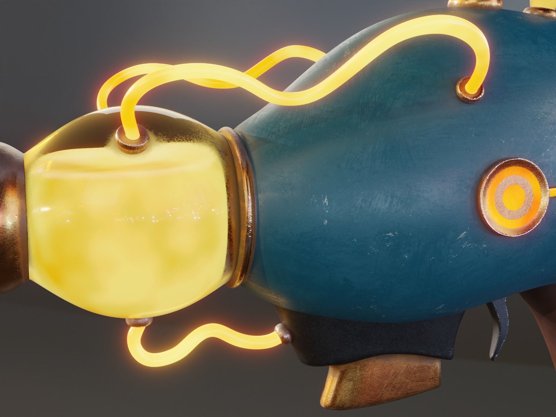 Sci-Fi Pistol 3D model_3