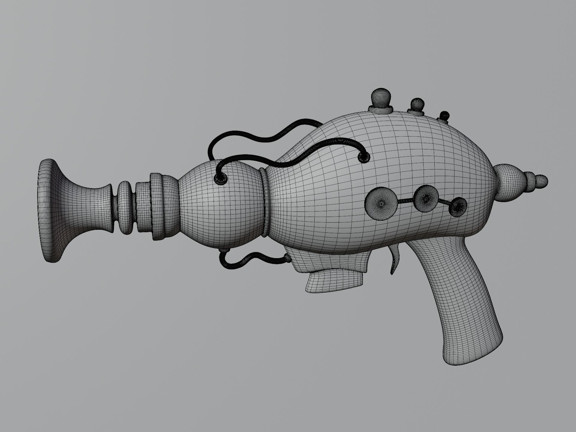 Sci-Fi Pistol 3D model_15
