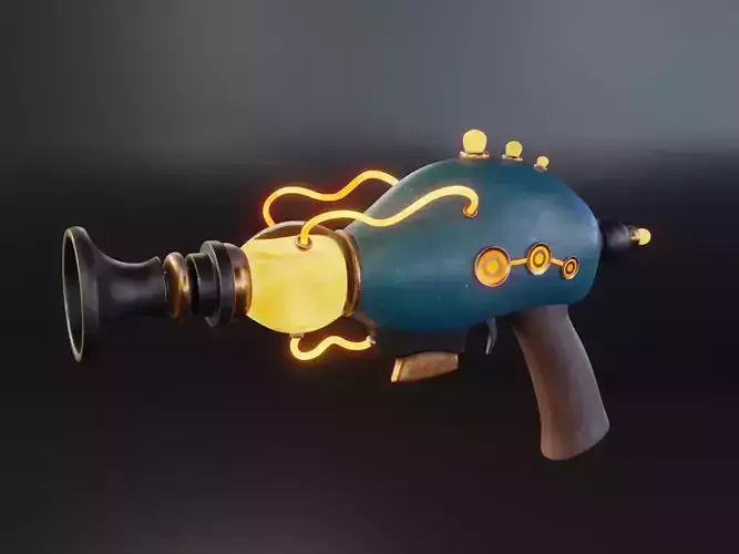 Sci-Fi Pistol 3D model Sci-Fi Pistol 3D model