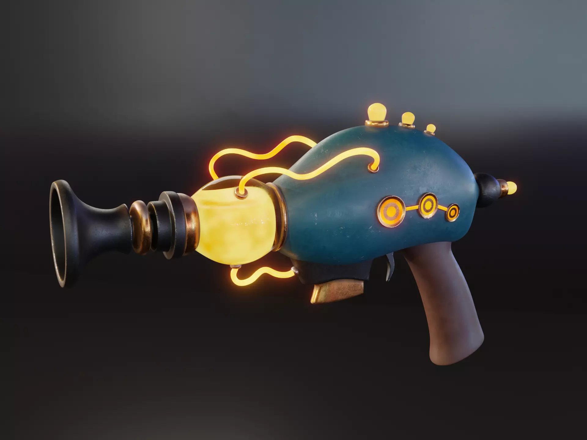 Sci-Fi Pistol 3D model_0