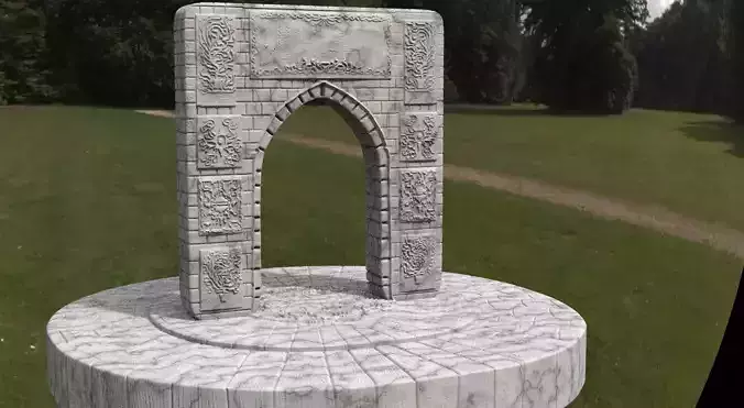 Garden Archway 3D model