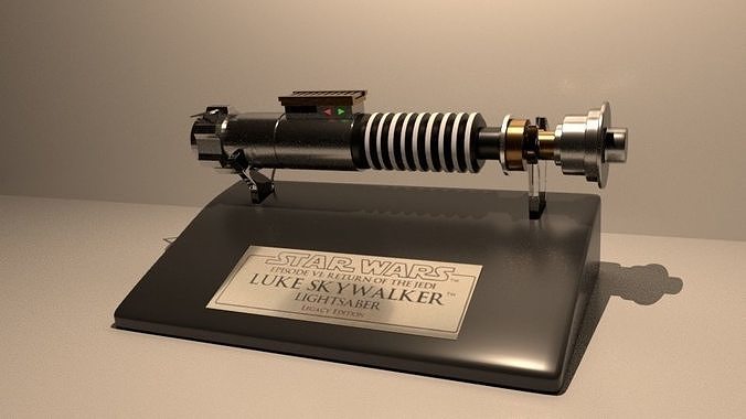 Luke Skywalker Lightsaber Return Of The Jedi Low-poly 3D model