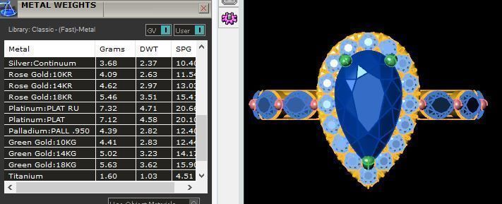 Pear Marquise Stone Ring 3D print model_9