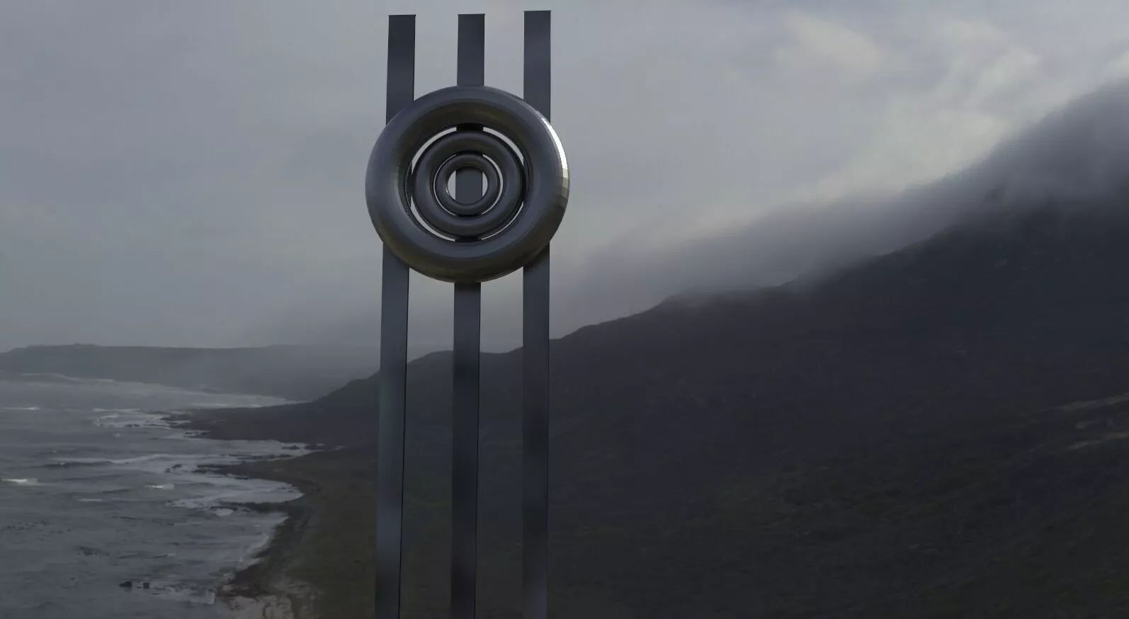 Tribal art 3D model