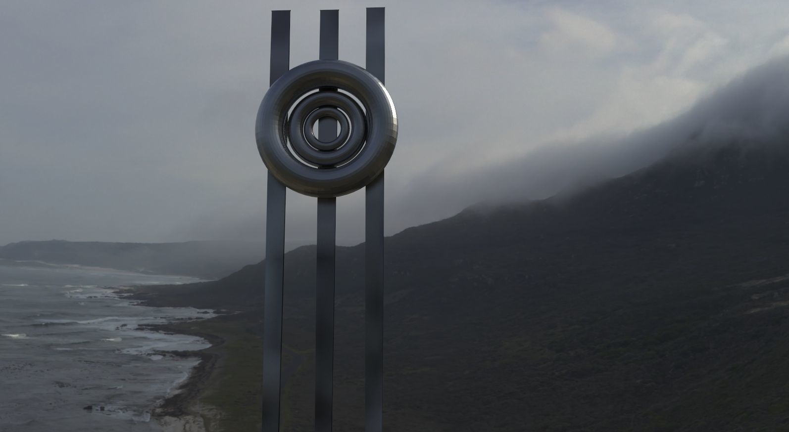 Tribal art 3D model_1