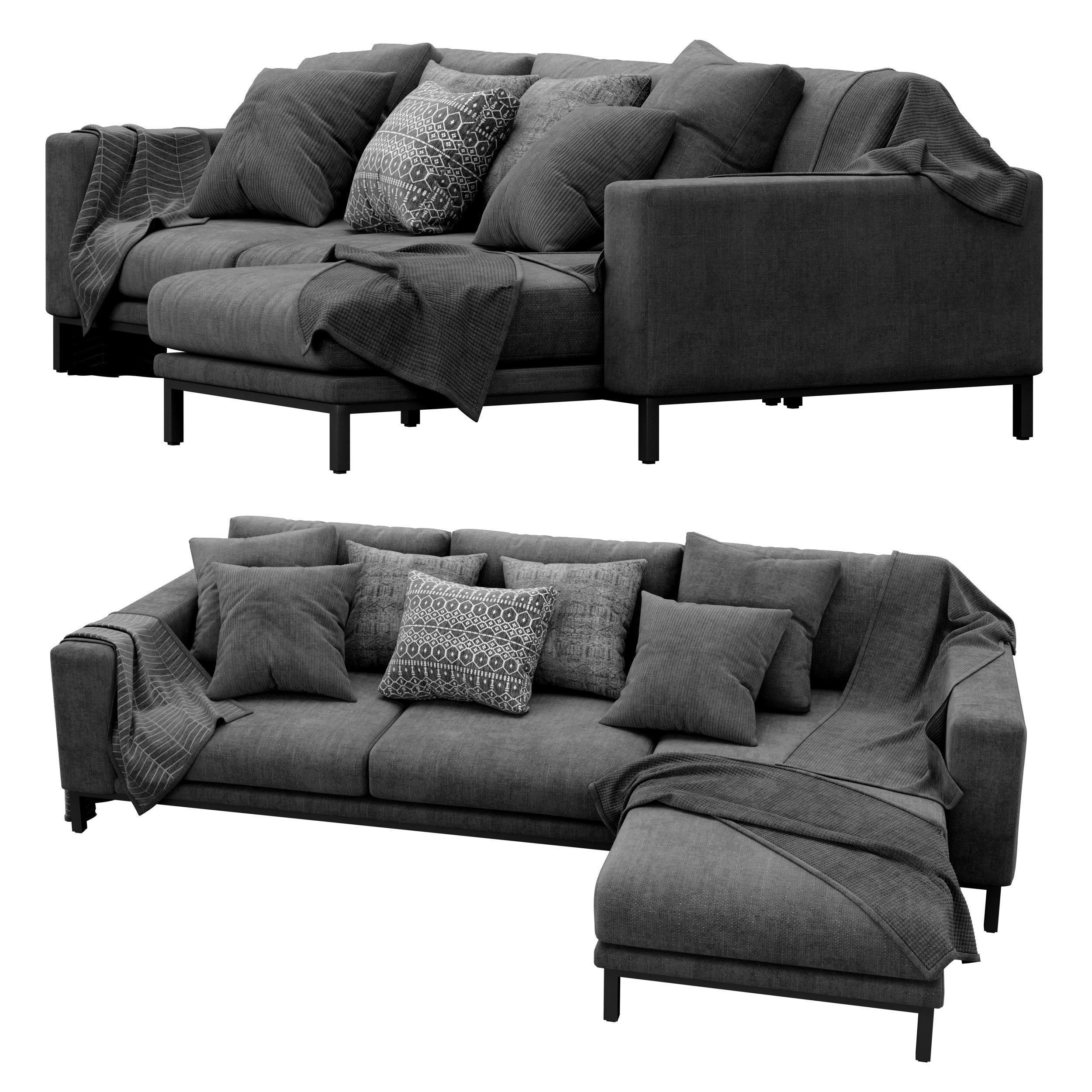Delavega Sofa F207 3D model_1