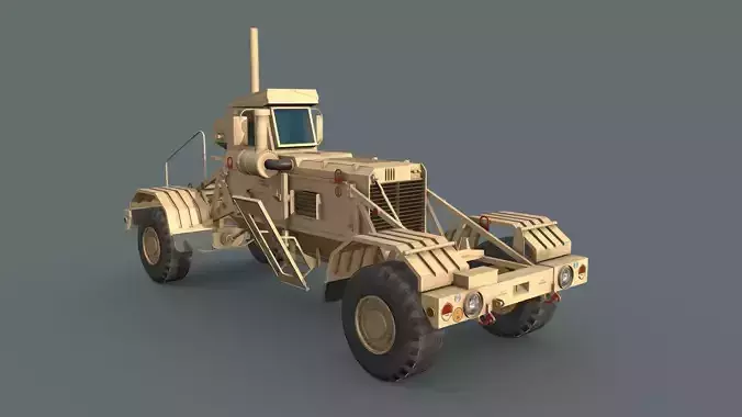 Husky mine detection vehicle