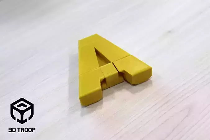 LETTER ROBOT A 3D print model
