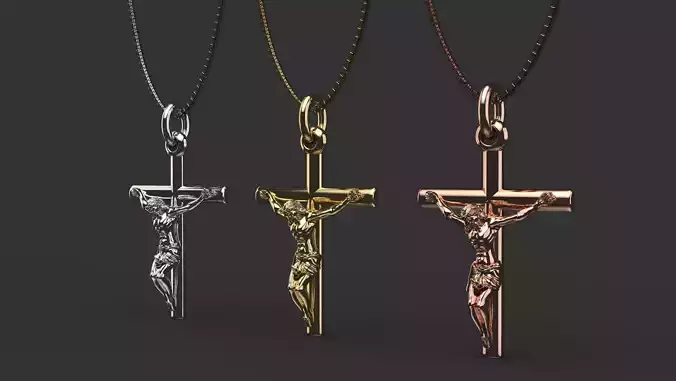 Crucifix Necklace 