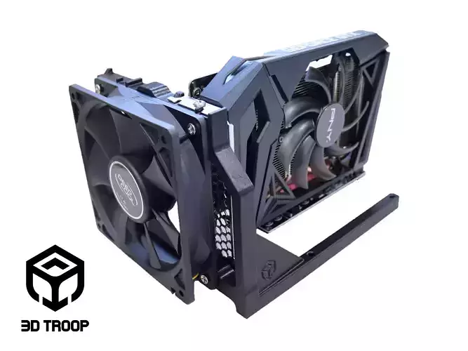 GPU DOUBLE EXTERNAL SUPPORT 3D print model