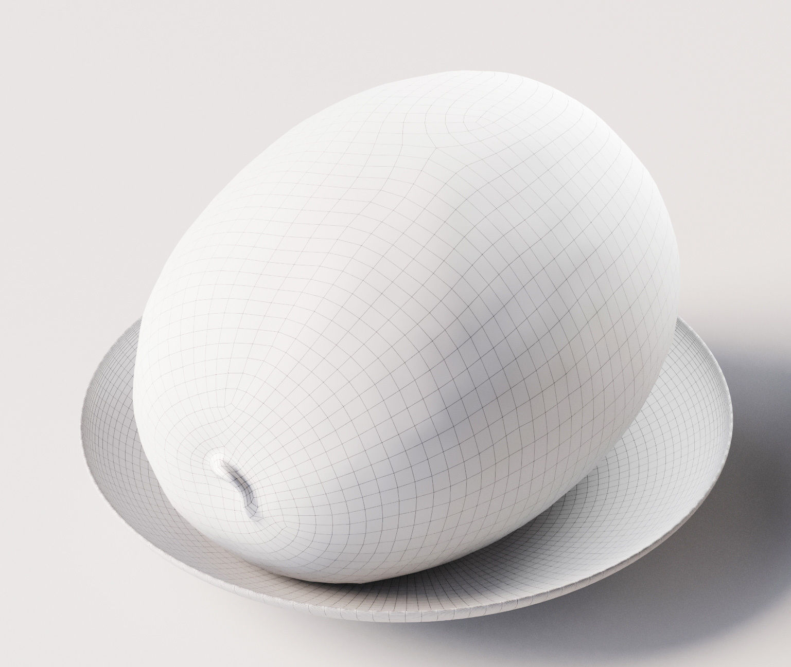 Melon galia Low-poly 3D model_11