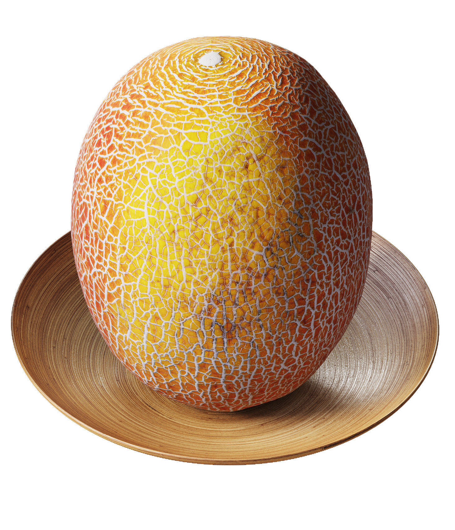 Melon galia Low-poly 3D model_8