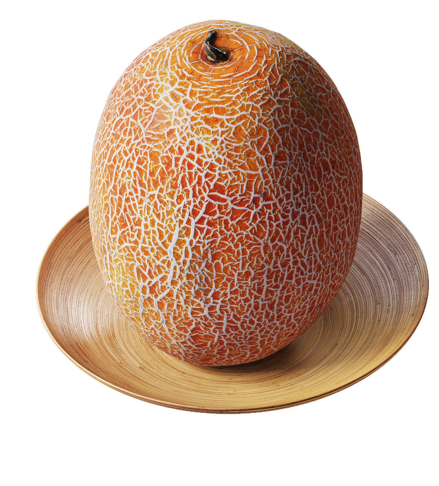 Melon galia Low-poly 3D model_6