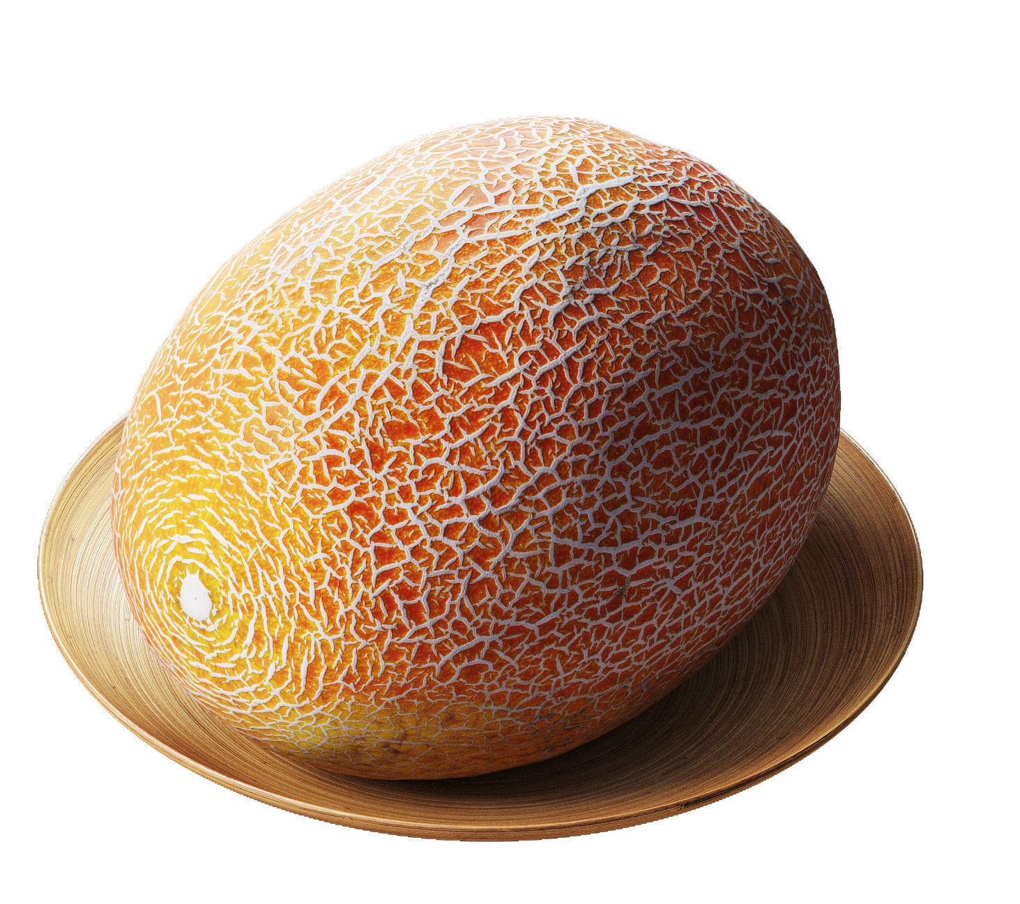 Melon galia Low-poly 3D model_4
